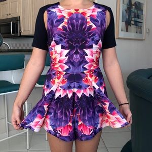 NWT LF Angel Biba floral Romper